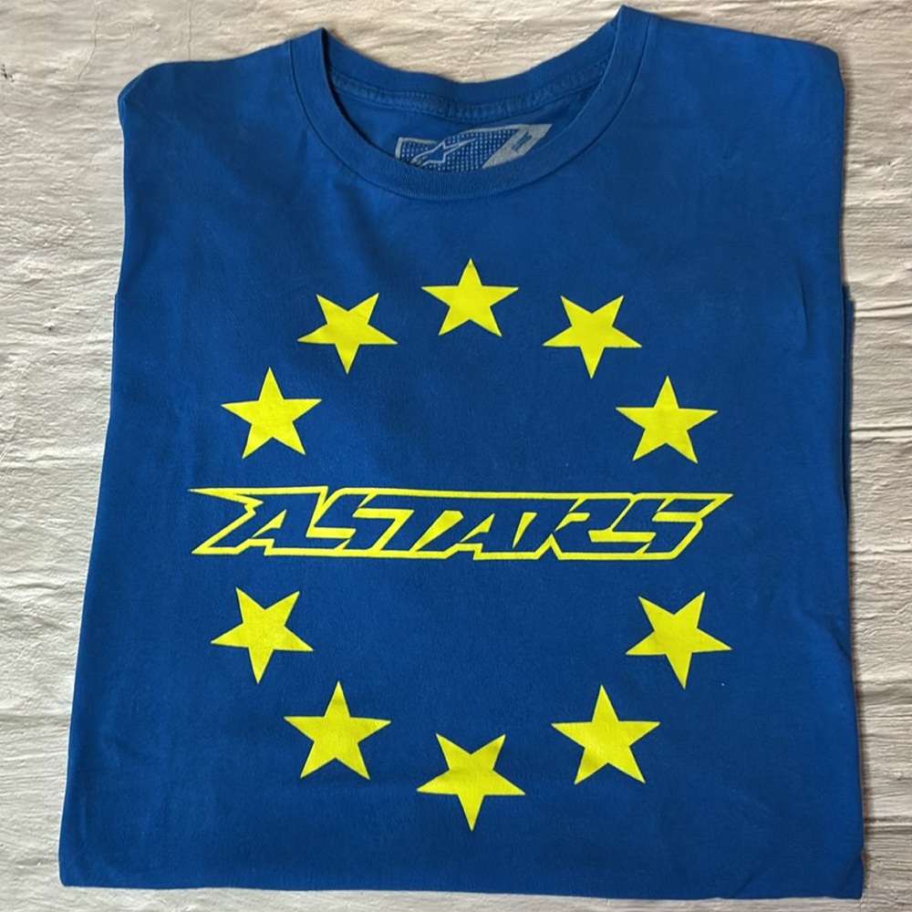 Alpinestars Men's Blue Star T-Shirt